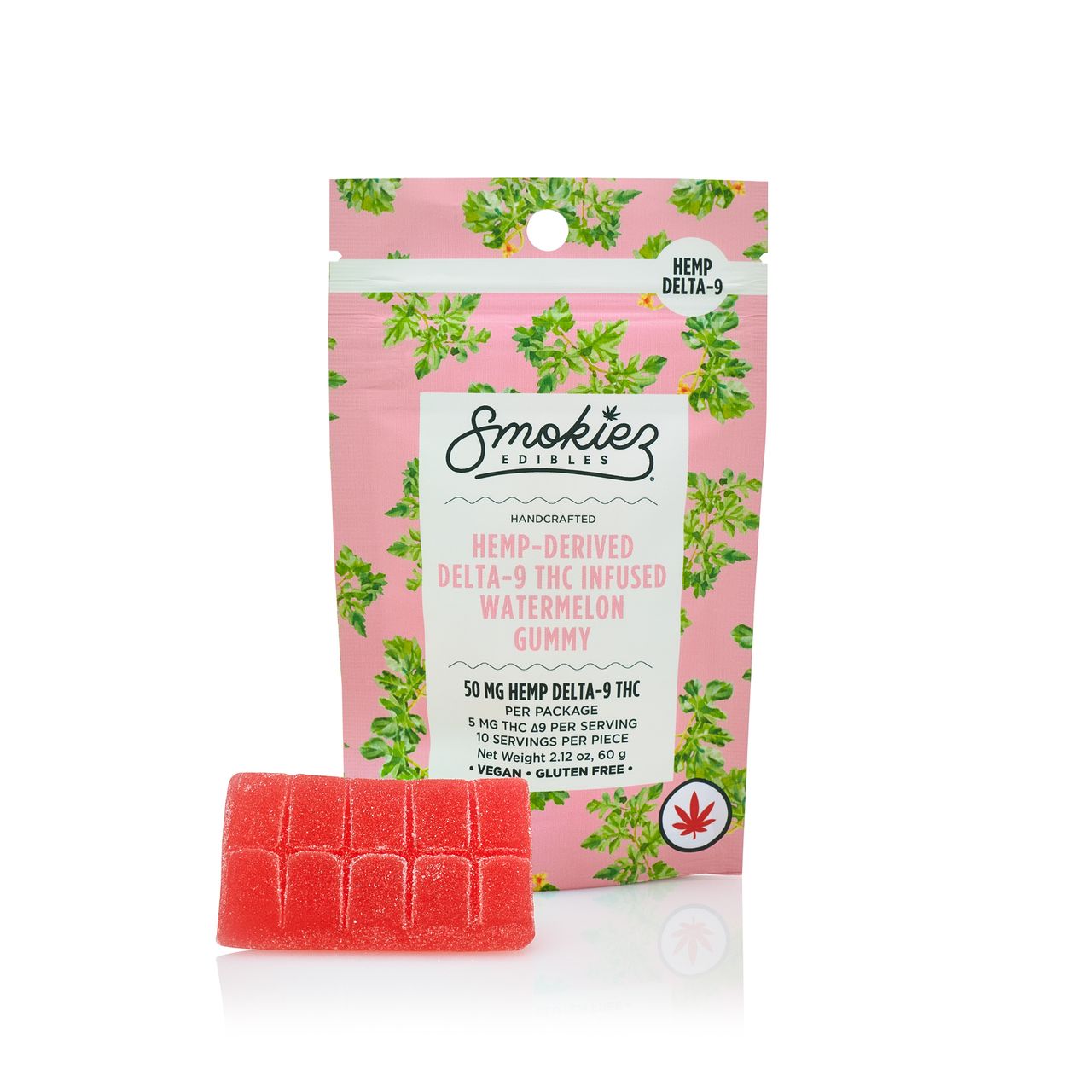 Watermelon Hemp Delta-9 THC Gummy - 10 Servings