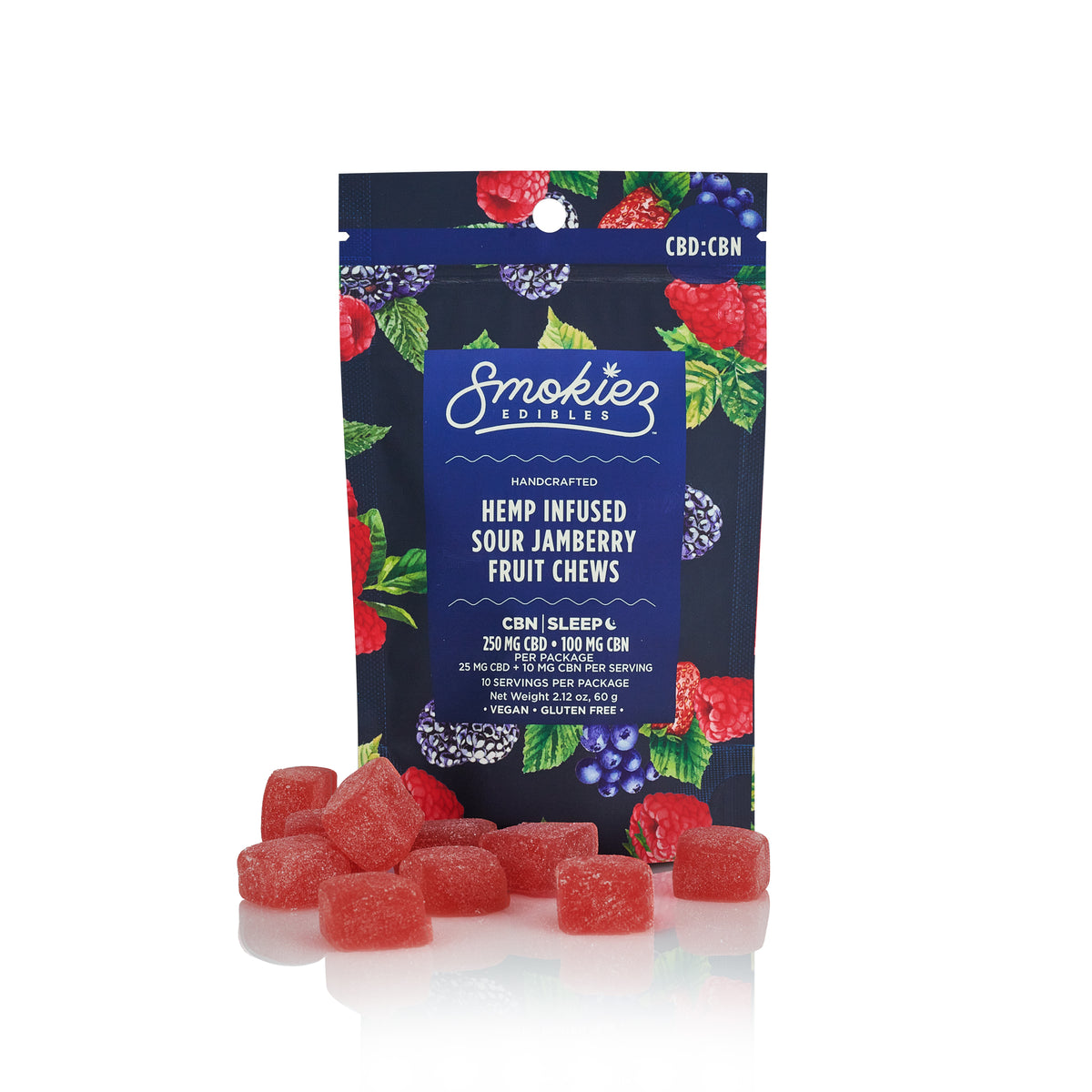 Sour Jamberry CBD:CBN 2.5:1 Gummies